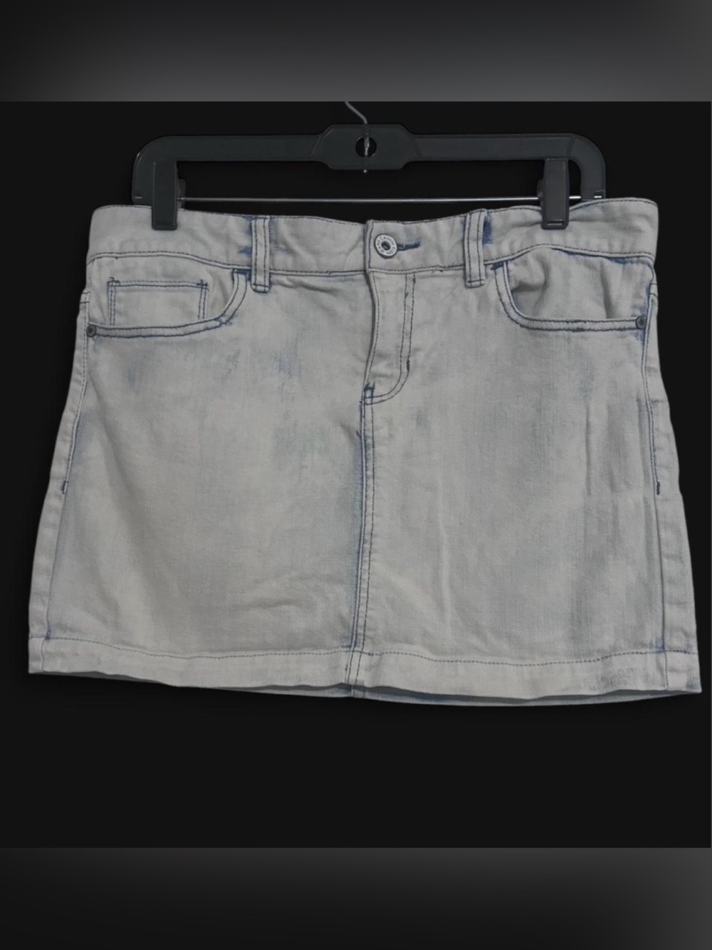 Vintage Y2K Calvin Klein Jeans Light Wash Denim Mini Skirt